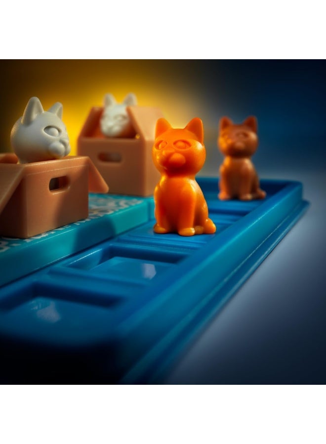 SmartGames Cats and Boxes, Fun IQ Brain Teaser Puzzle, Cognitive Development STEM Toy with 60+ Challenges, Travel Friendly Tabletop Educational Matching Puzzle Game, Suitable for Children Above 7+ - Image 3